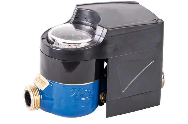 LoRa remote-read water meter with communications module
